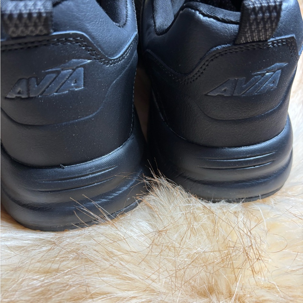 NEW Avia AVI-CANYON SR Black Men's 8.5 WIDE (4E) Non Slip Resistant Work Shoe - Picture 6 of 11